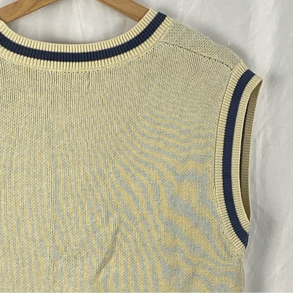 Urban Outfitters Knit Sweater Vest Tunic RAD College High Low Hem Size XS - Picture 12 of 16